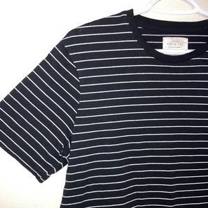 Cotton On Black and White Striped T-shirt